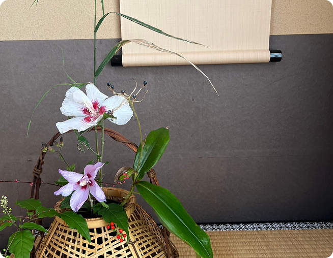 床の間のお花